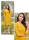 Tunic House Charmi Regular Wear Designer Rayon Kurti Collection
